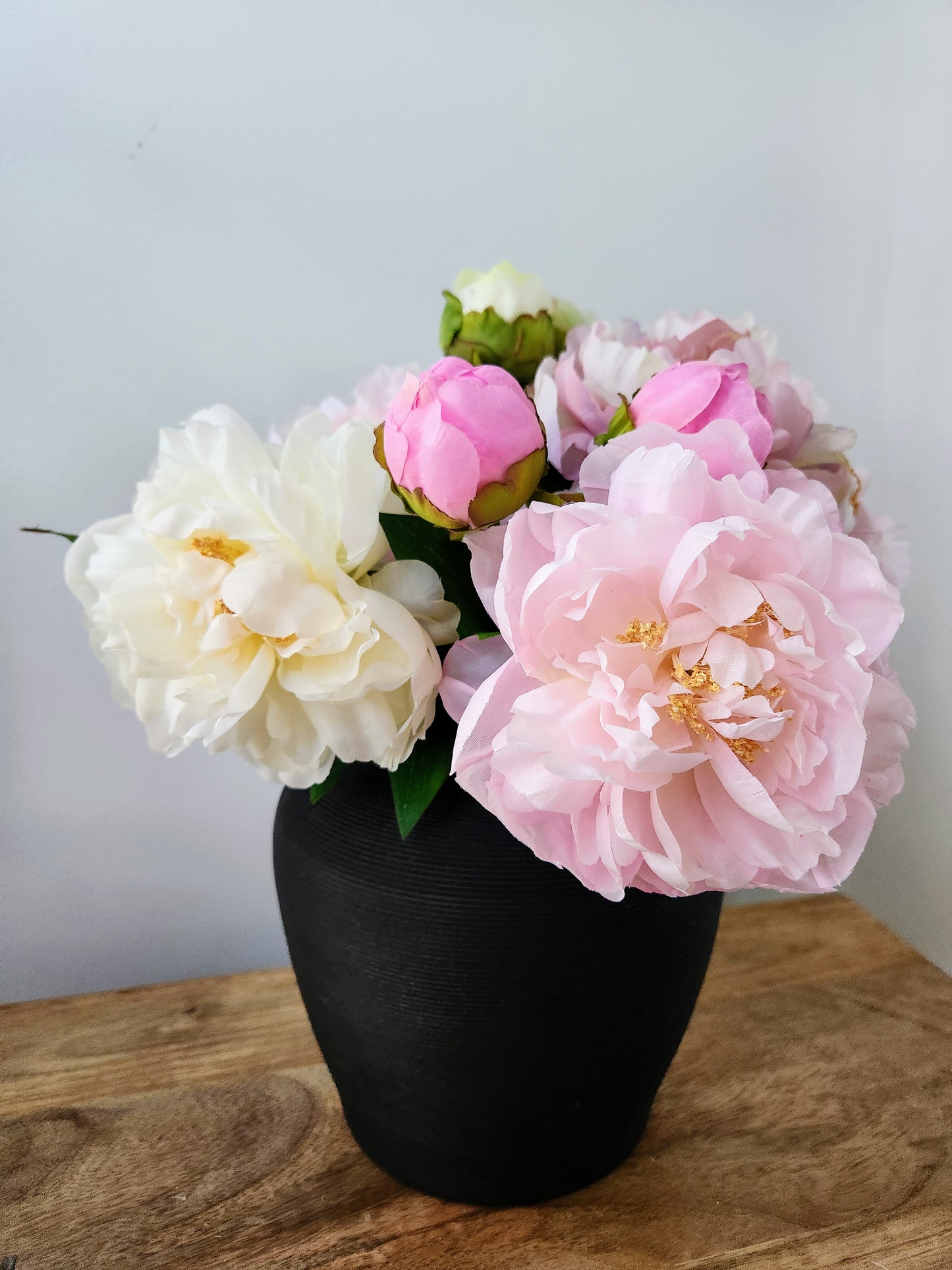 Faux Spring Peony Bouquet