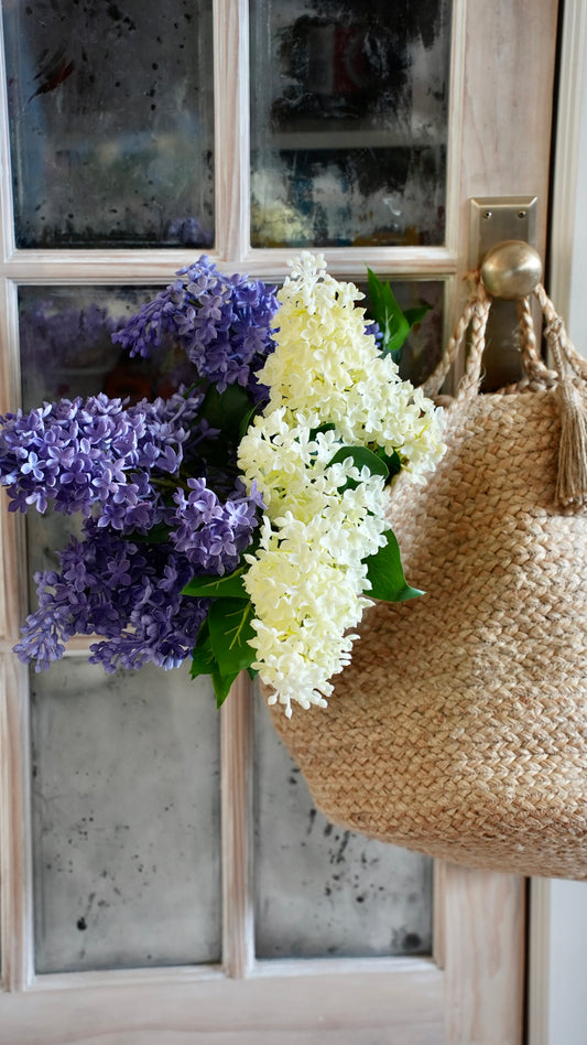 Faux Garden Lilacs Arrangement