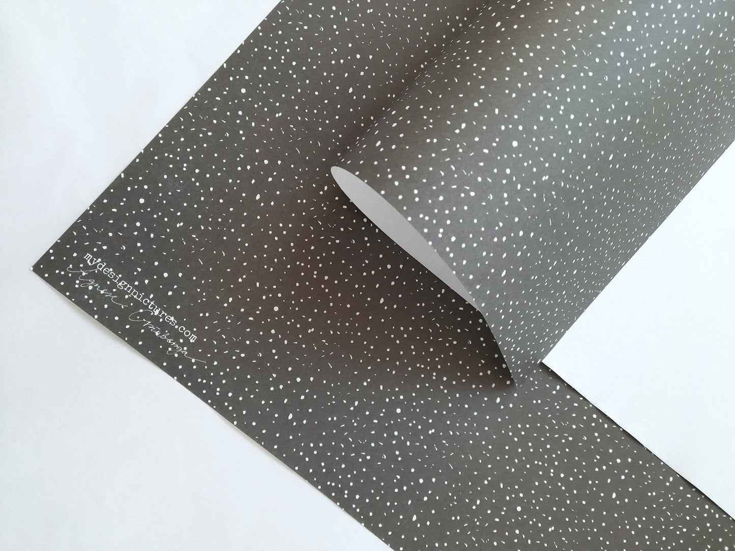 Set Of 3 Pieces Snowing Wrapping Paper - Magnolia Lane co. Home + Garden + Gift