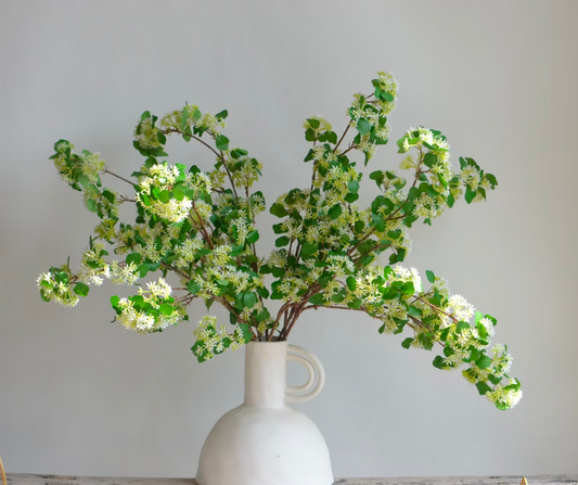 Faux Spring Flowering Branch |Cream