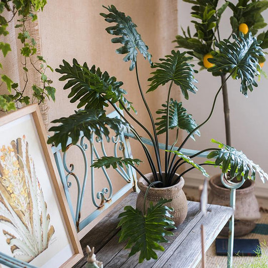 Faux Potted Philodendron Plant - Still Stems Home & Garden