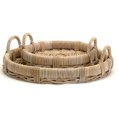 ROLL RIM TRAYS | 2 Sizes - Magnolia Lane co. Home + Garden + Gift
