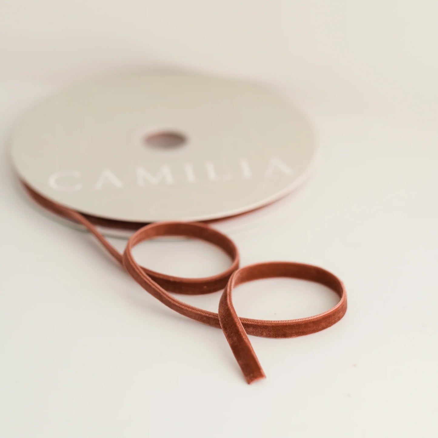 Double Sided Velvet Ribbon | 1cm X 10 Yards - Magnolia Lane co. Home + Garden + Gift