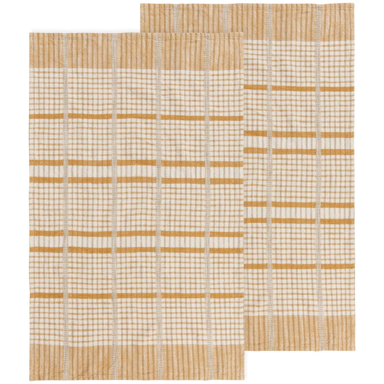 Saffron Finley Check Dishtowels Set of 2 - Magnolia Lane co. Home + Garden + Gift