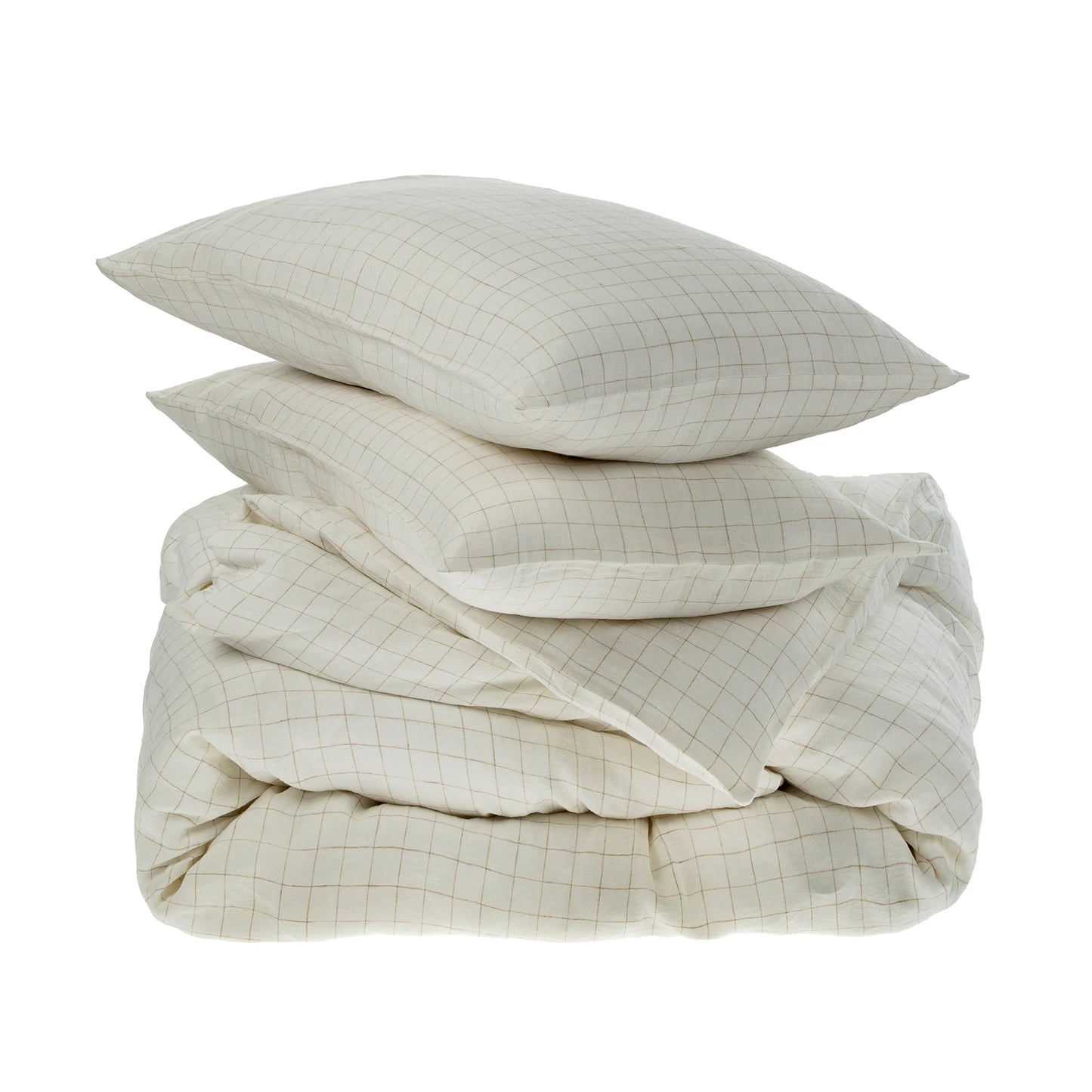 Linen Check Queen Duvet Set | two styles - Magnolia Lane co. Home + Garden + Gift