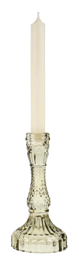 Palazzo Glass Candle Holders | Three Colours - Magnolia Lane co. Home + Garden + Gift