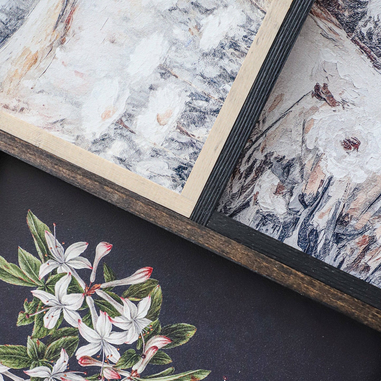 Vintage Framed Print | Dusty Roses Painting A50 - Magnolia Lane co. Home + Garden + Gift