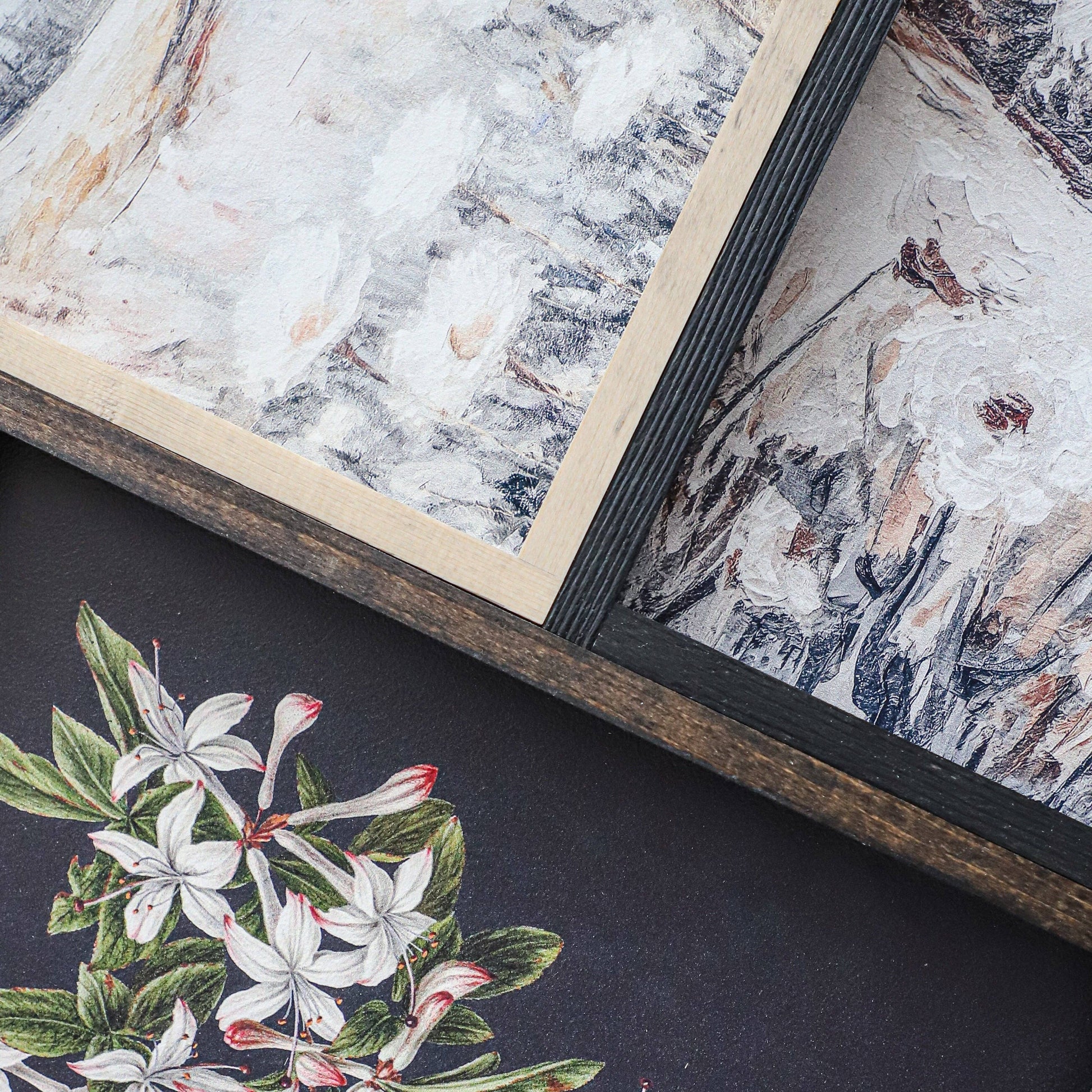 Vintage Framed Print | Dusty Roses Painting A50 - Magnolia Lane co. Home + Garden + Gift