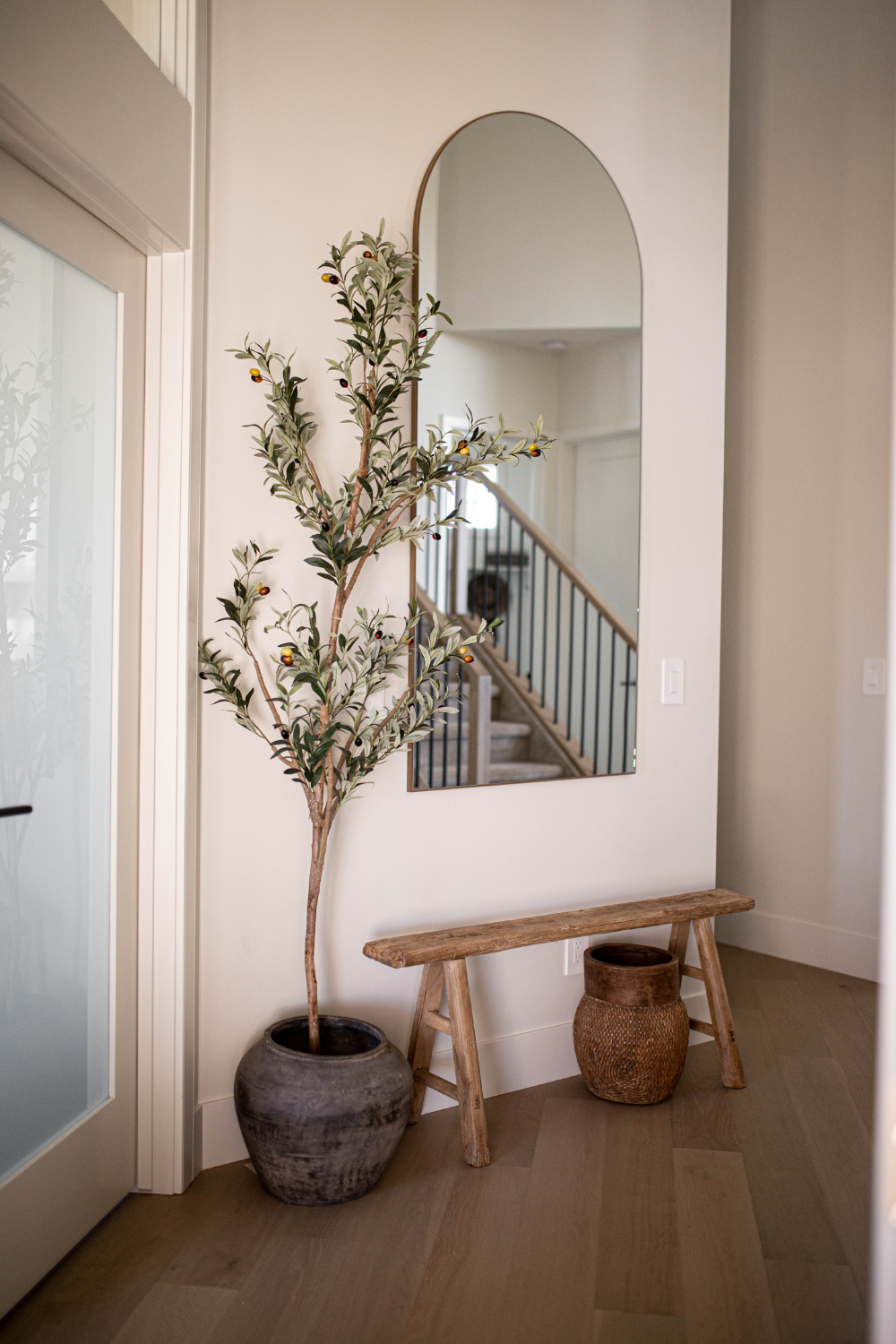 Atelier Black Vintage Olive Tree Pot Vase - Magnolia Lane co. Home + Garden + Gift