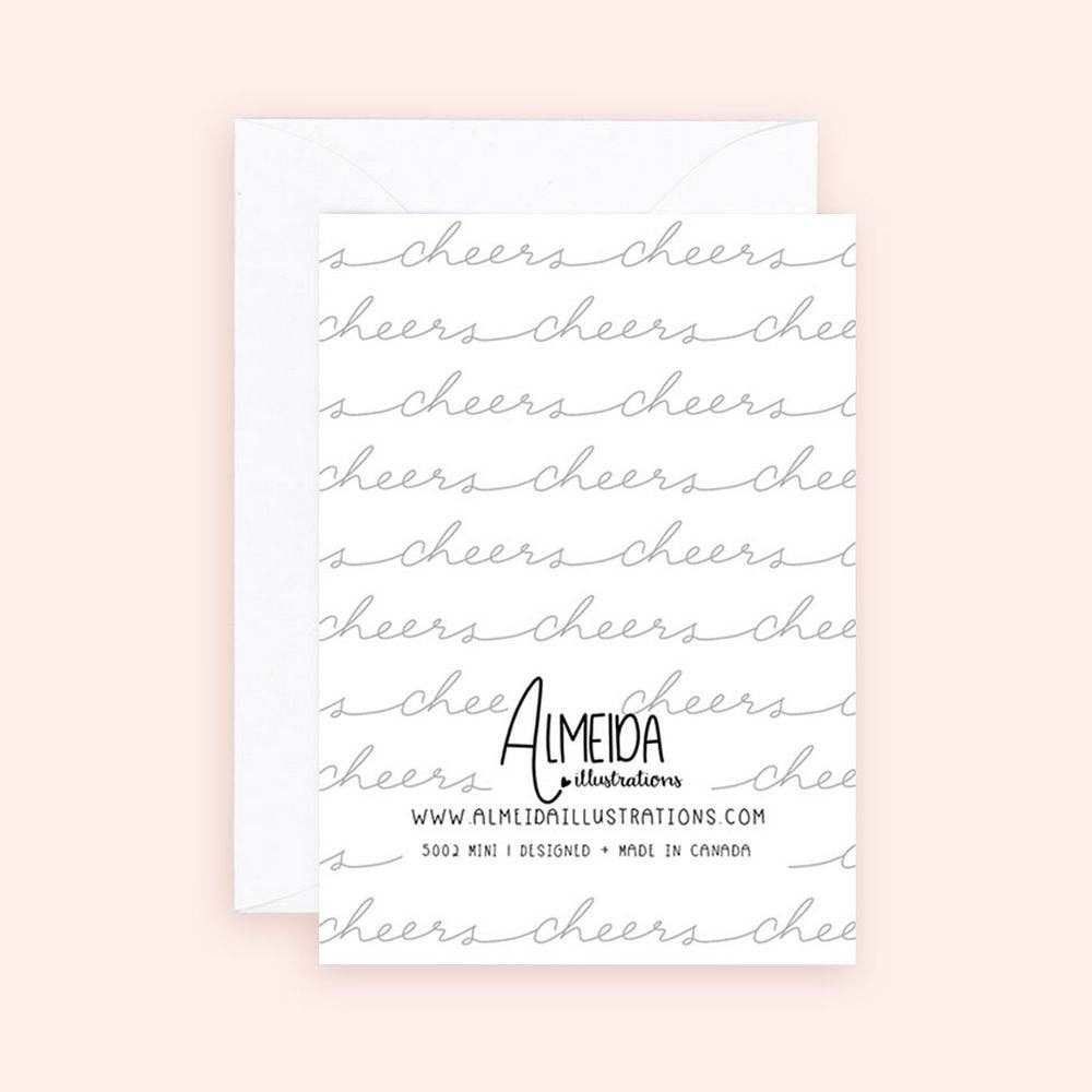 Mini Card - Cheers Celebration Enclosure Card - Magnolia Lane co. Home + Garden + Gift