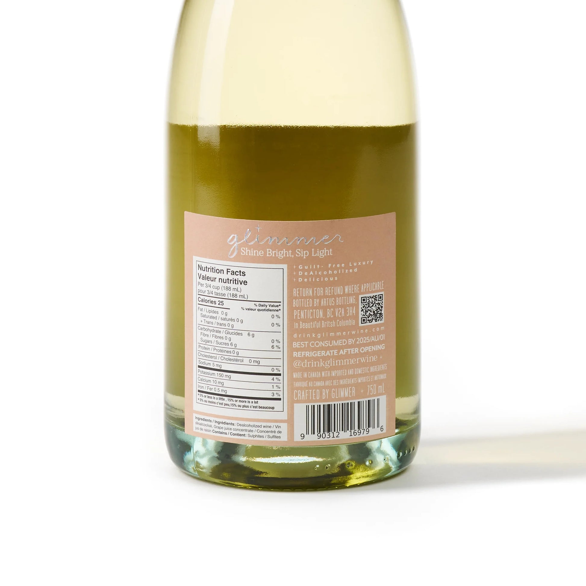Glimmer Sparkling Wine + Stone Wine Bucket GIFT | Non Alcoholic - Magnolia Lane co. Home + Garden + Gift