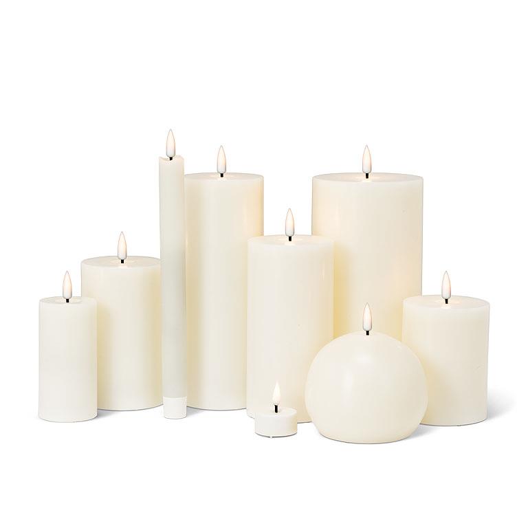 Luxlite Flameless Candles| Sand - Magnolia Lane co. Home + Garden + Gift