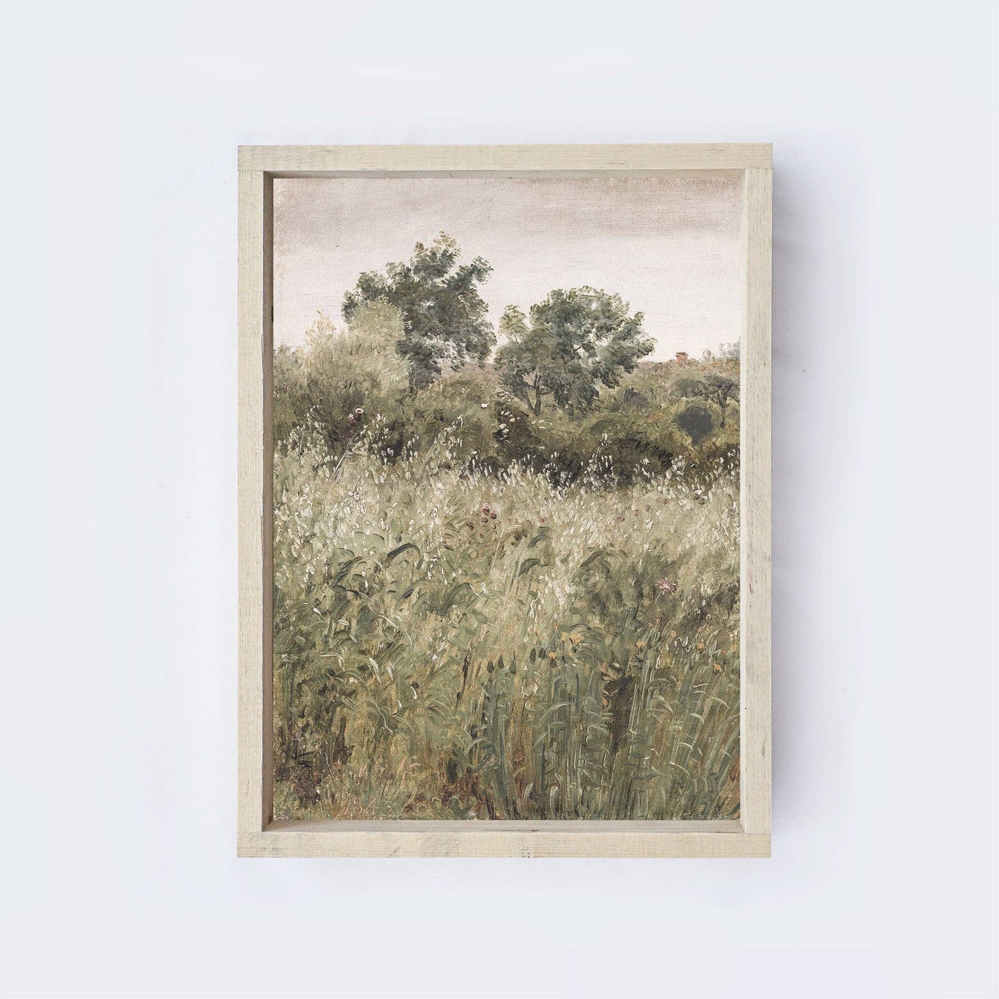 Vintage Print Framed | Fall Harvest Vertical A81 - Magnolia Lane co. Home + Garden + Gift