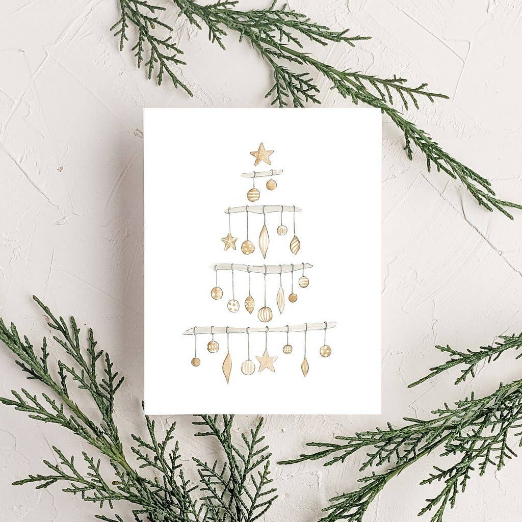 Minimalist Christmas Holiday Greeting Card - Magnolia Lane co. Home + Garden + Gift