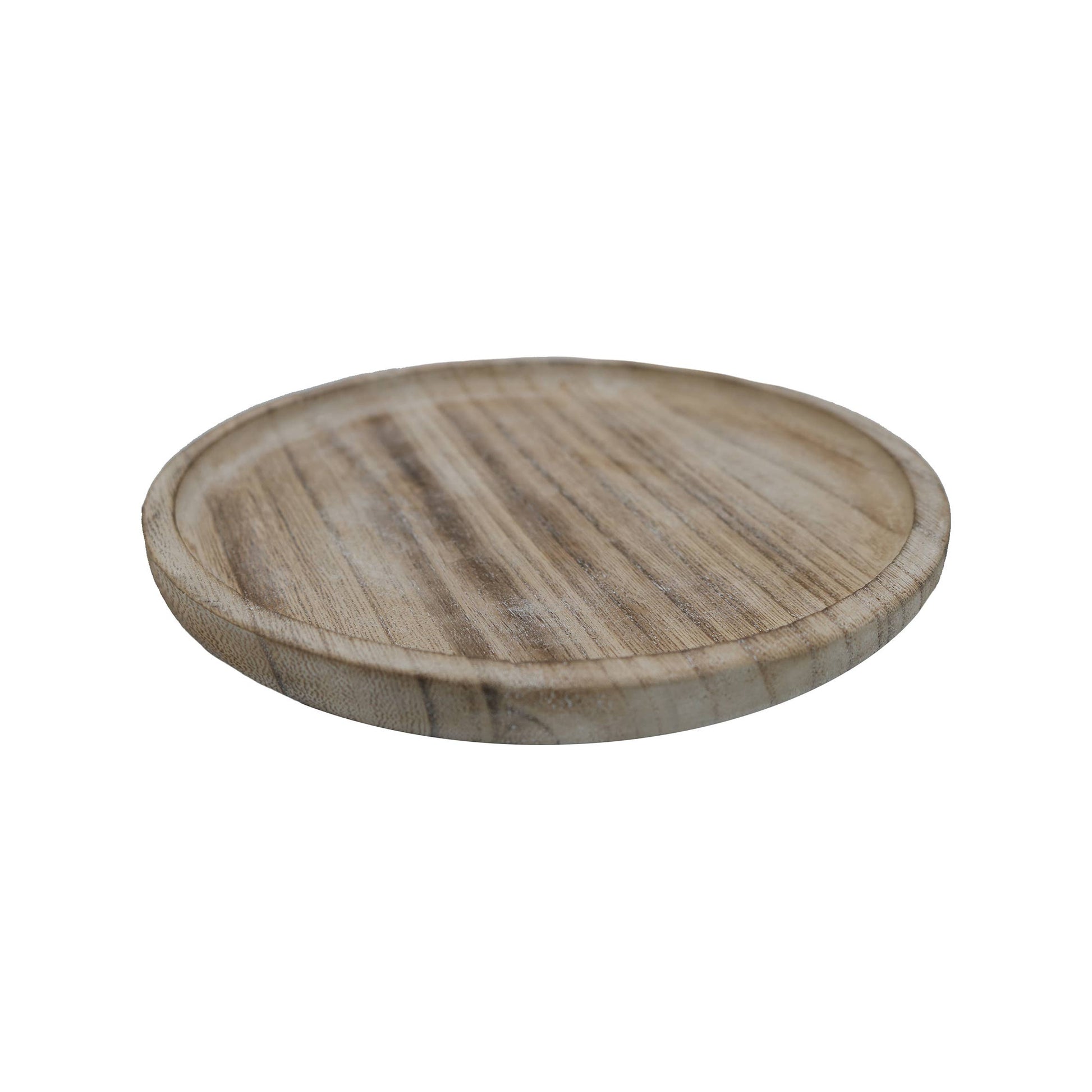Rustic Round Wood Tray - Home Decor & Gifts - Magnolia Lane co. Home + Garden + Gift