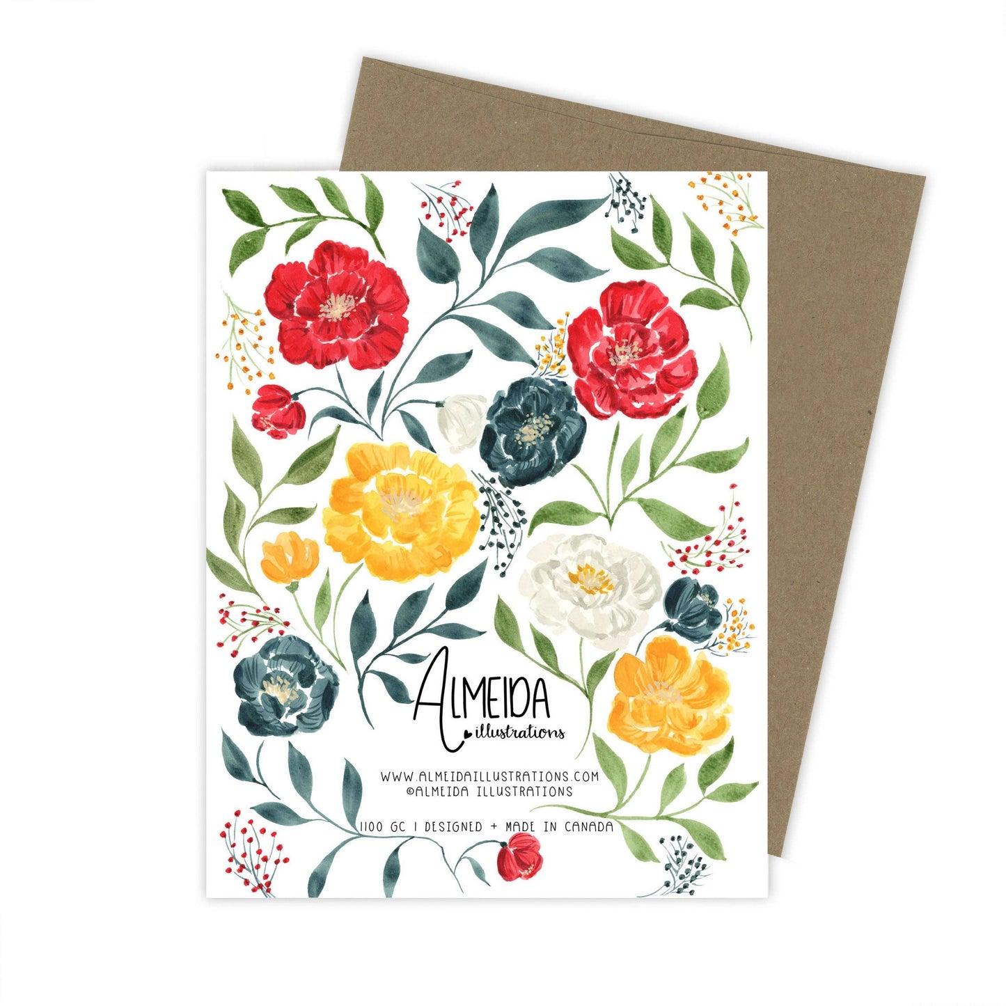 Color Pop Florals Card | Everyday Card - Magnolia Lane co. Home + Garden + Gift