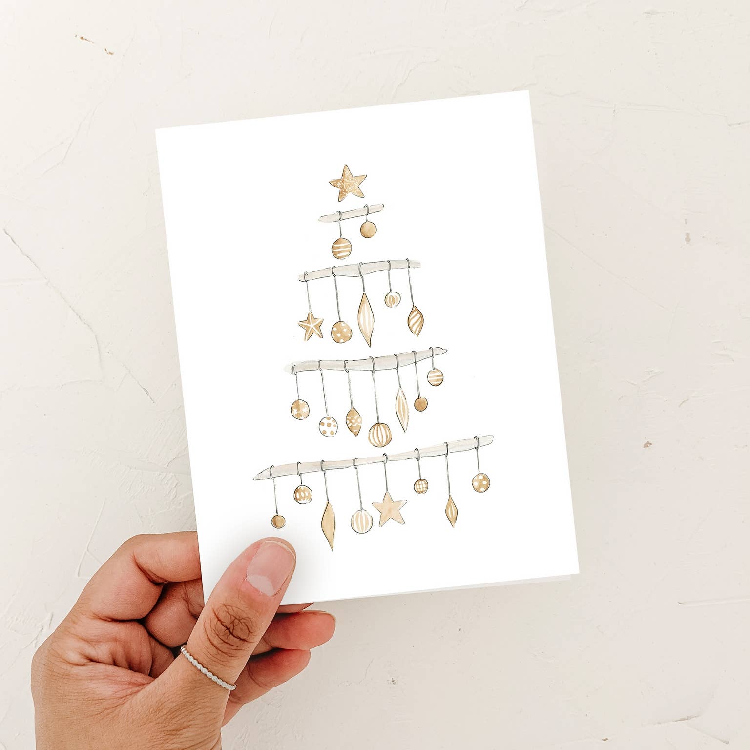 Minimalist Christmas Holiday Greeting Card - Magnolia Lane co. Home + Garden + Gift