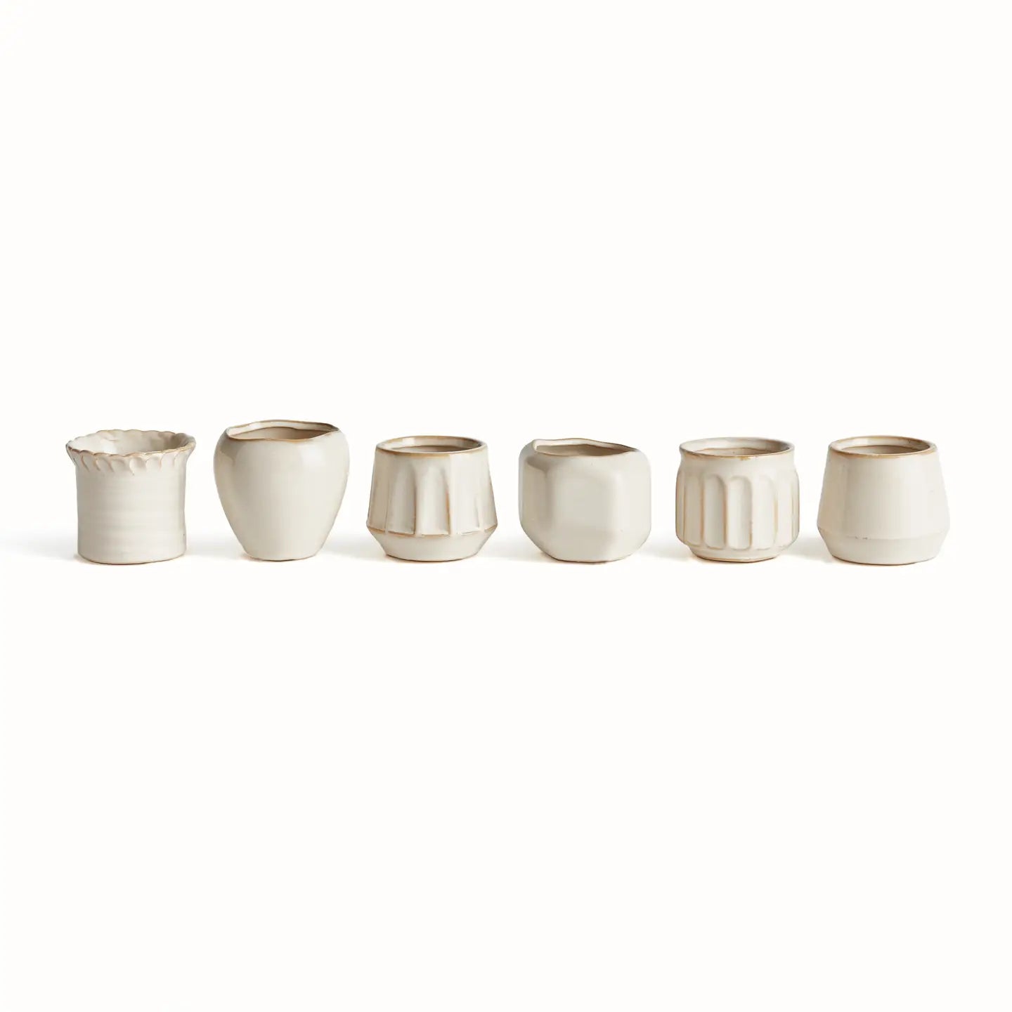 Dezie Mini Pots - Cream | Assorted styles - Magnolia Lane co. Home + Garden + Gift