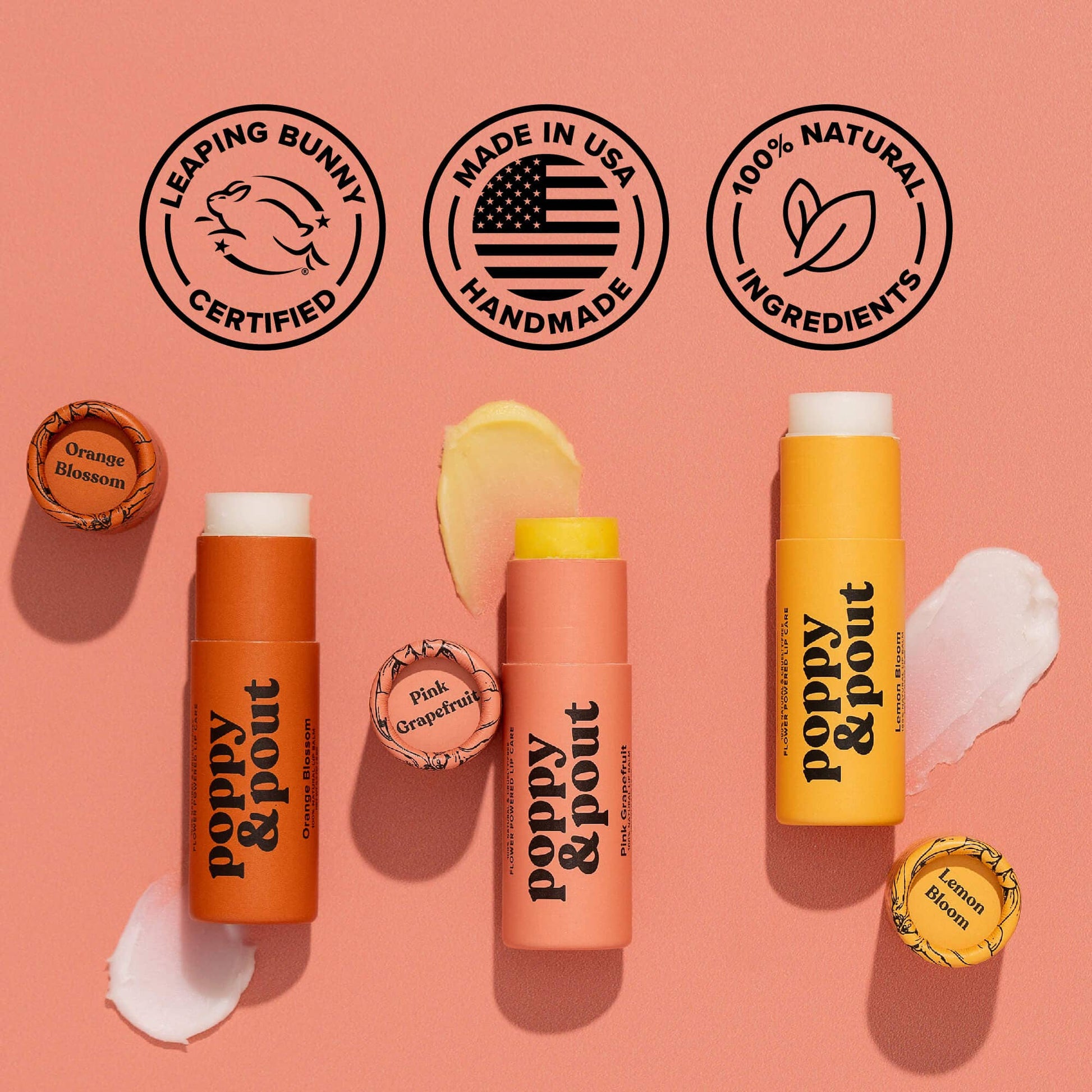 Lip Balm, Pink Grapefruit - Magnolia Lane co. Home + Garden + Gift