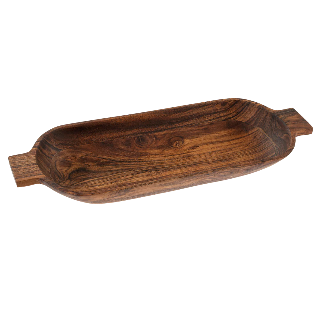 Acacia Handled Tray - Magnolia Lane co. Home + Garden + Gift