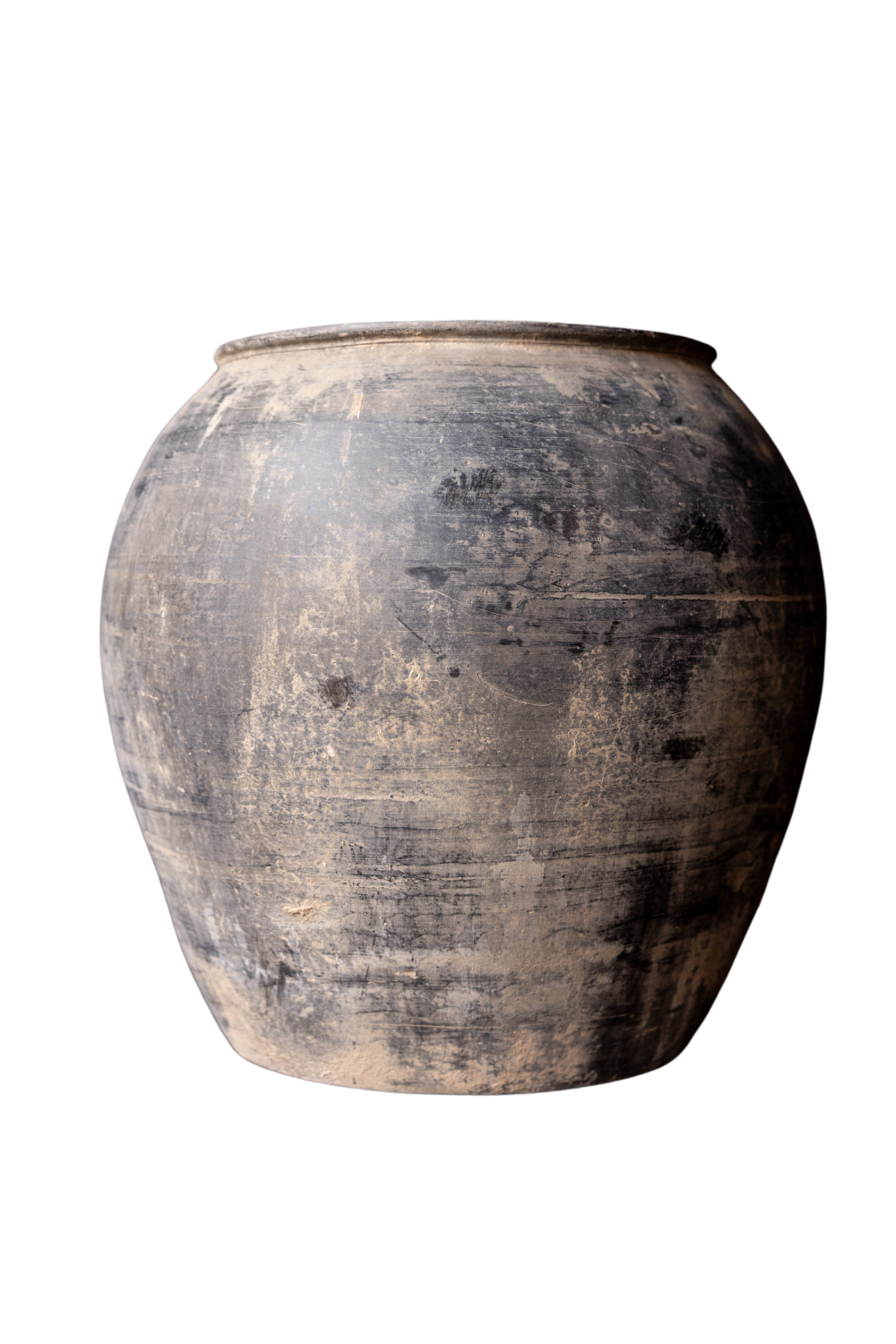 Atelier Black Vintage Olive Tree Pot Vase - Magnolia Lane co. Home + Garden + Gift