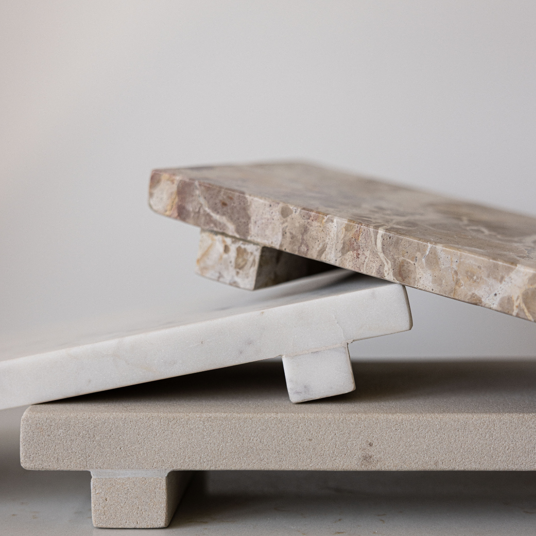 Beige Sandstone Trivet Riser - Magnolia Lane co. Home + Garden + Gift