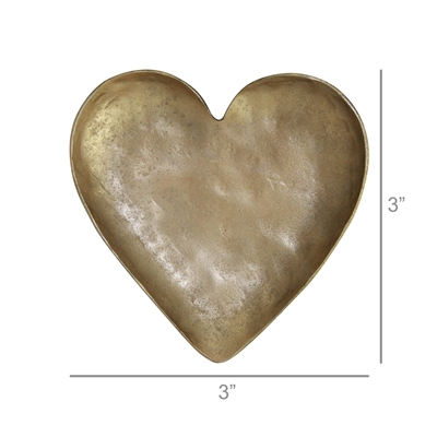 Heart Tray, Forged Iron - Brass - Magnolia Lane co. Home + Garden + Gift