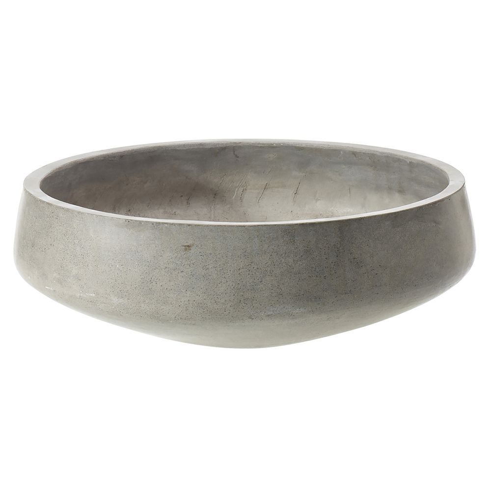 Newport Bowl Grey Concrete - Magnolia Lane co. Home + Garden + Gift