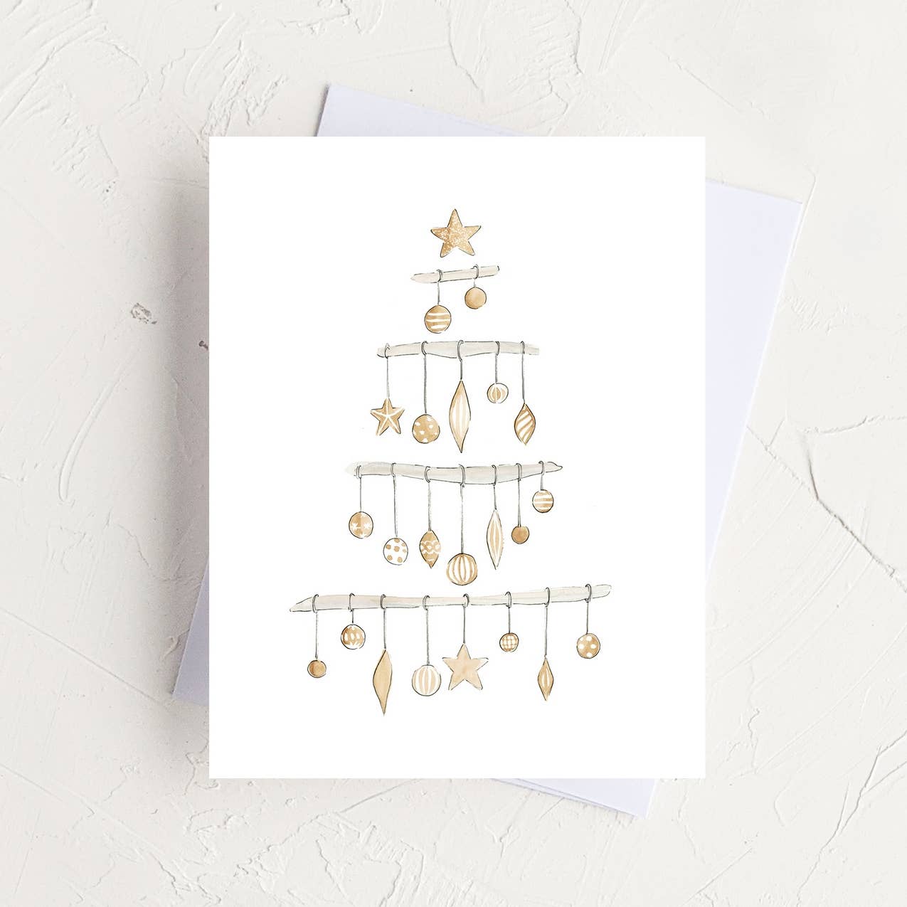 Minimalist Christmas Holiday Greeting Card - Magnolia Lane co. Home + Garden + Gift