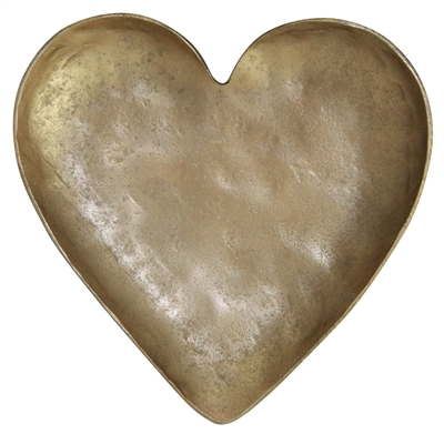 Heart Tray, Forged Iron - Brass - Magnolia Lane co. Home + Garden + Gift