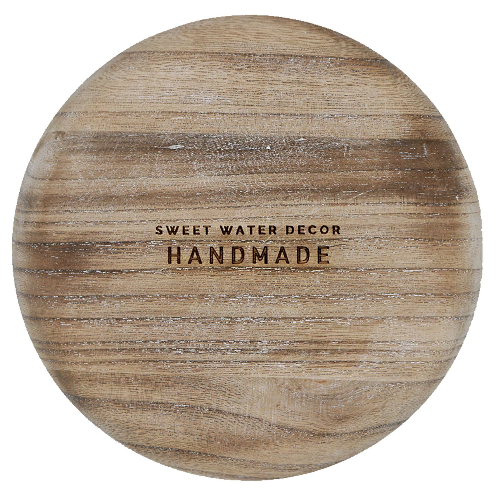 Rustic Round Wood Tray - Home Decor & Gifts - Magnolia Lane co. Home + Garden + Gift