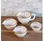 S/4 WHITE MEAS. CUPS - Magnolia Lane co. Home + Garden + Gift
