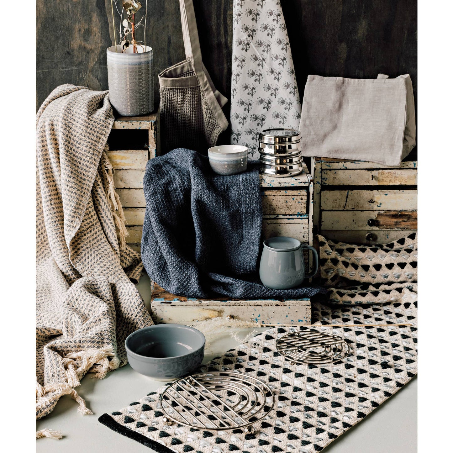 Dove Gray Millie Throw - Magnolia Lane co. Home + Garden + Gift