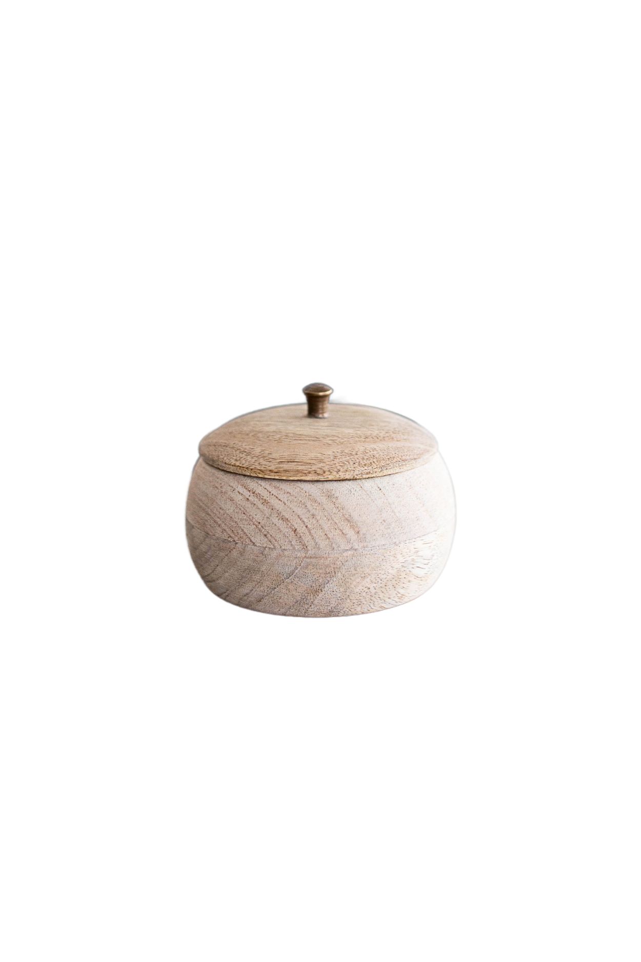 Handmade Mango Wood Jar - Magnolia Lane co. Home + Garden + Gift