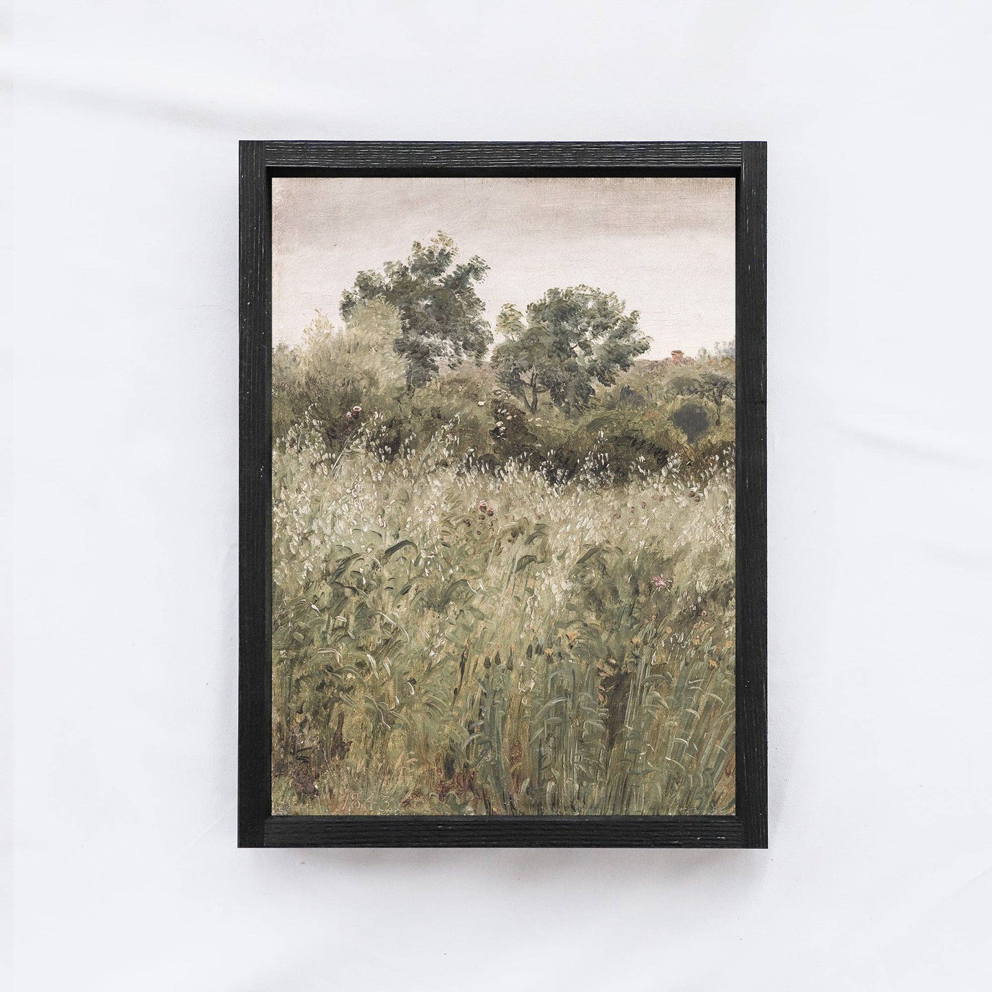 Vintage Print Framed | Fall Harvest Vertical A81 - Magnolia Lane co. Home + Garden + Gift