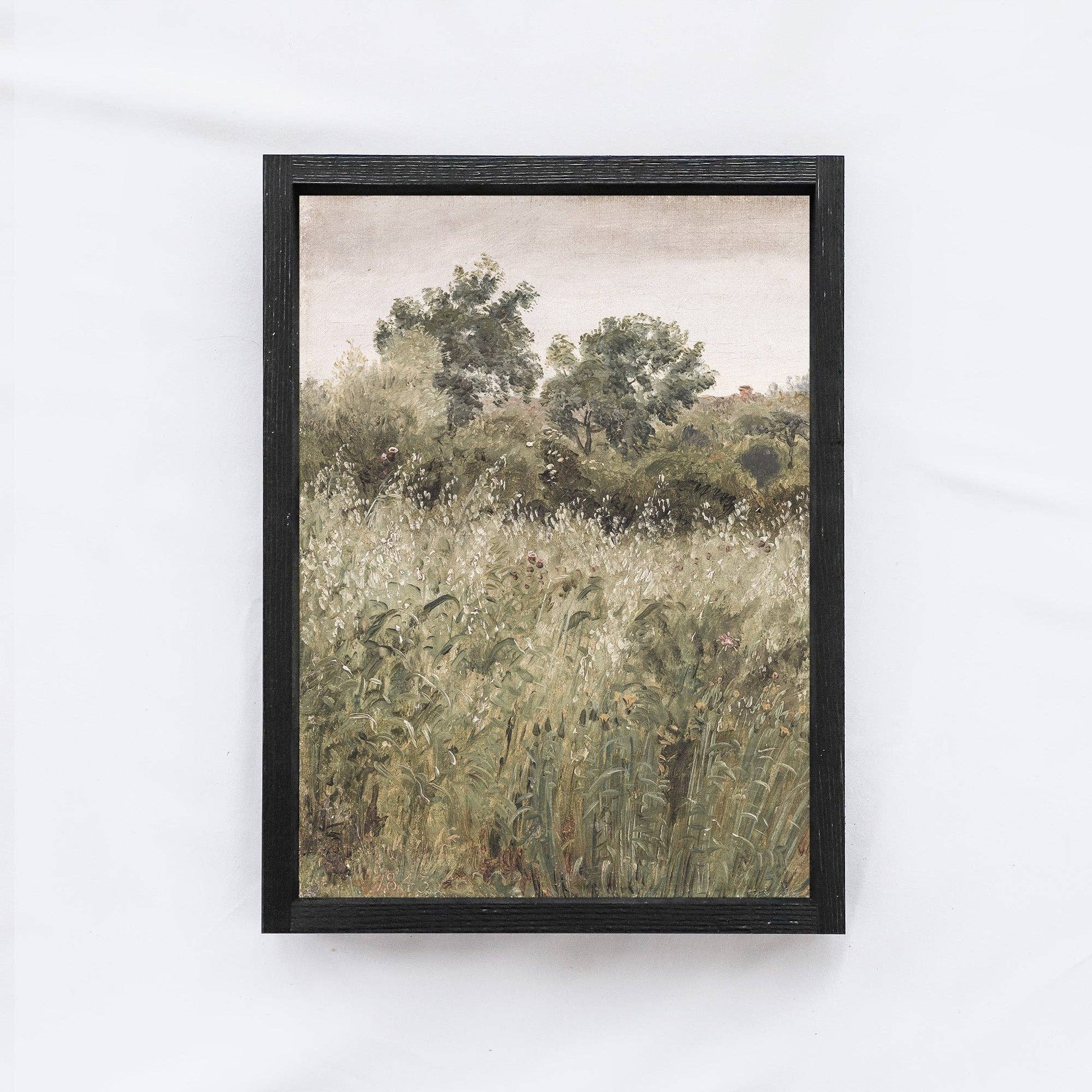 Vintage Print Framed | Fall Harvest Vertical A81 - Magnolia Lane co. Home + Garden + Gift