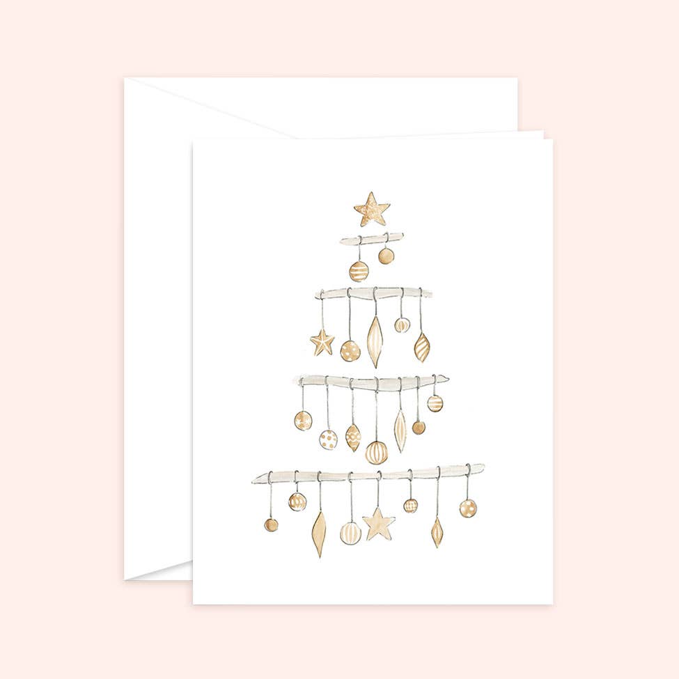Minimalist Christmas Holiday Greeting Card - Magnolia Lane co. Home + Garden + Gift