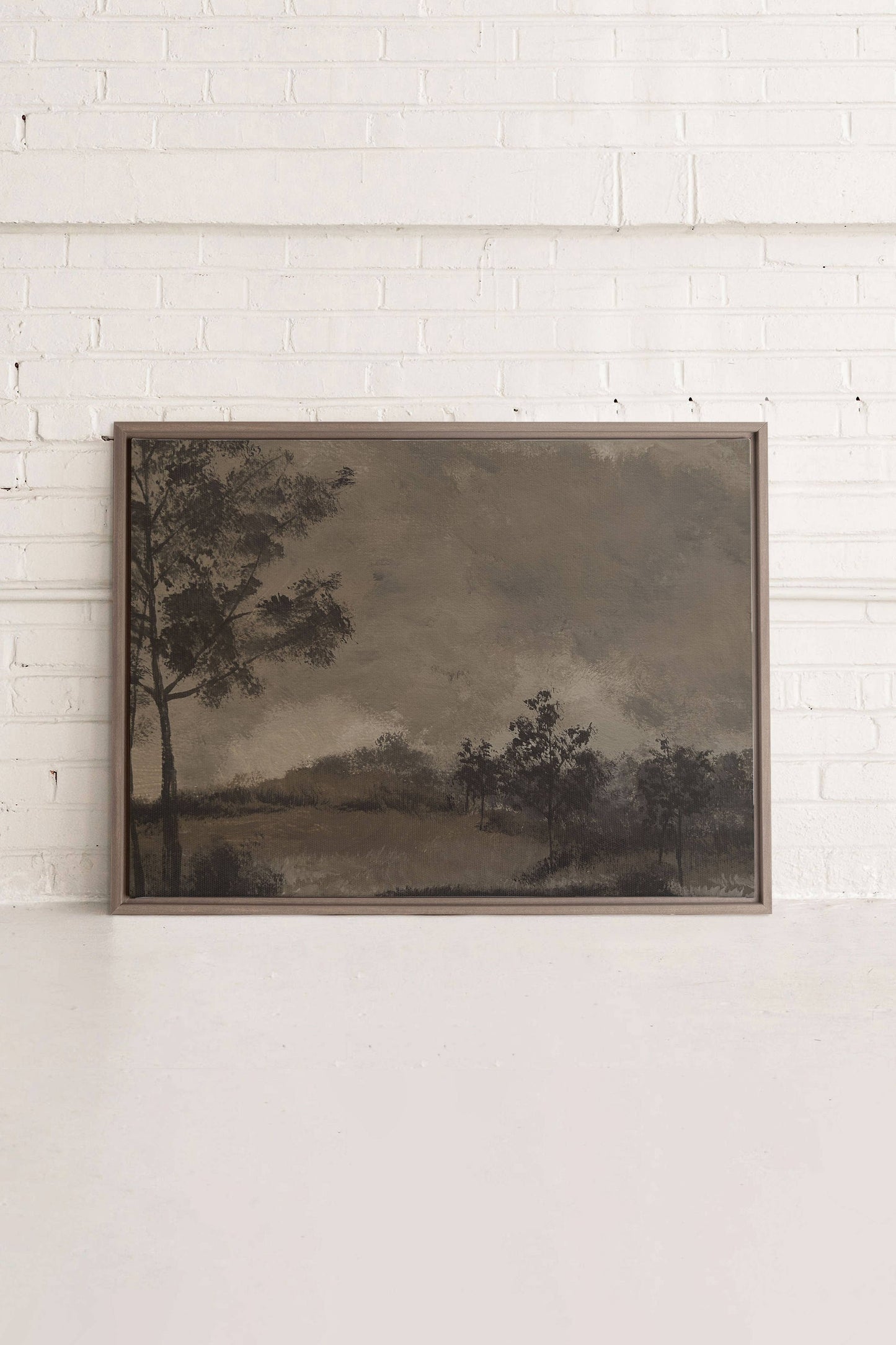 HAZY WOODS, canvas wall art print - Magnolia Lane co. Home + Garden + Gift