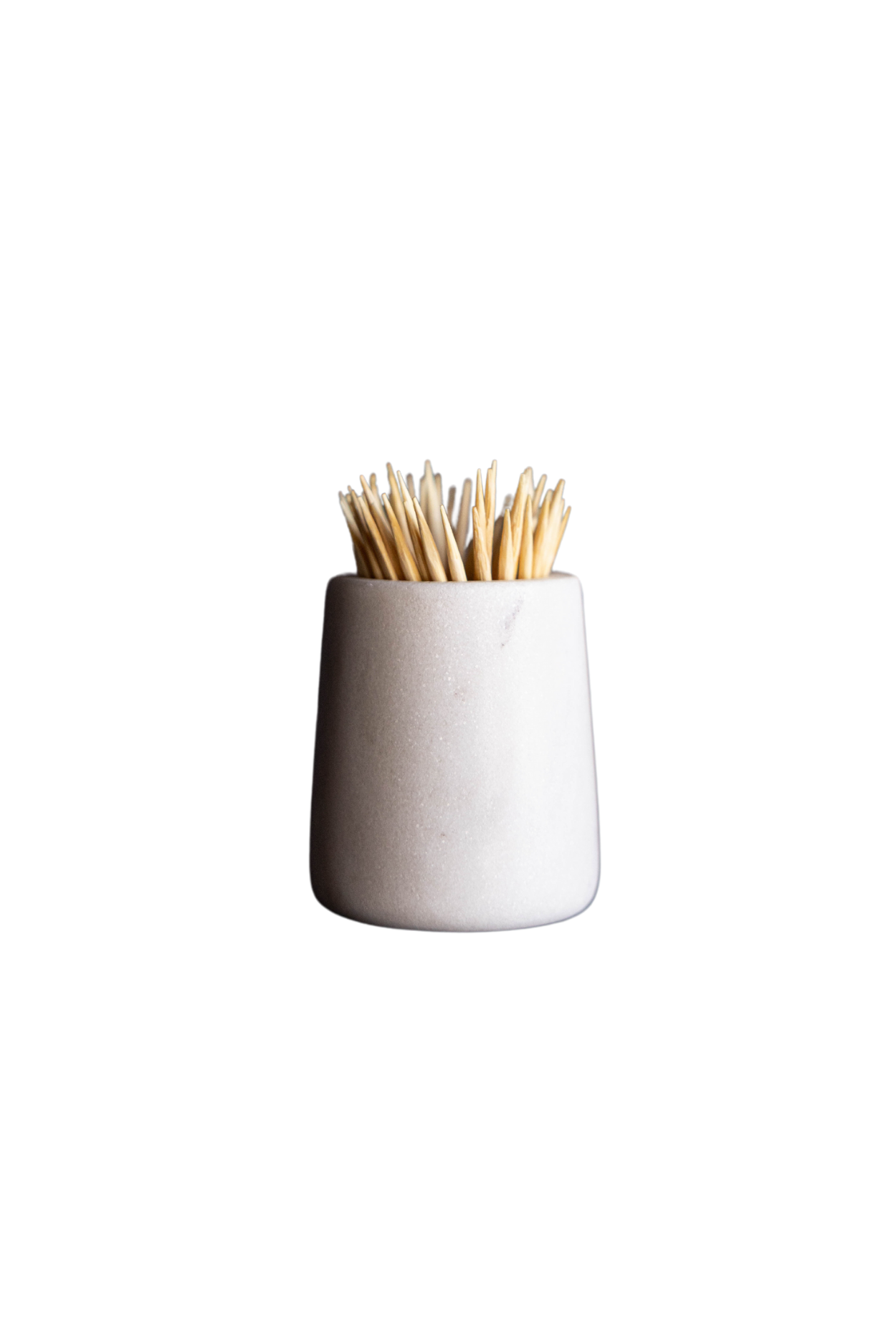 White Marble Toothpick Holder - Magnolia Lane co. Home + Garden + Gift