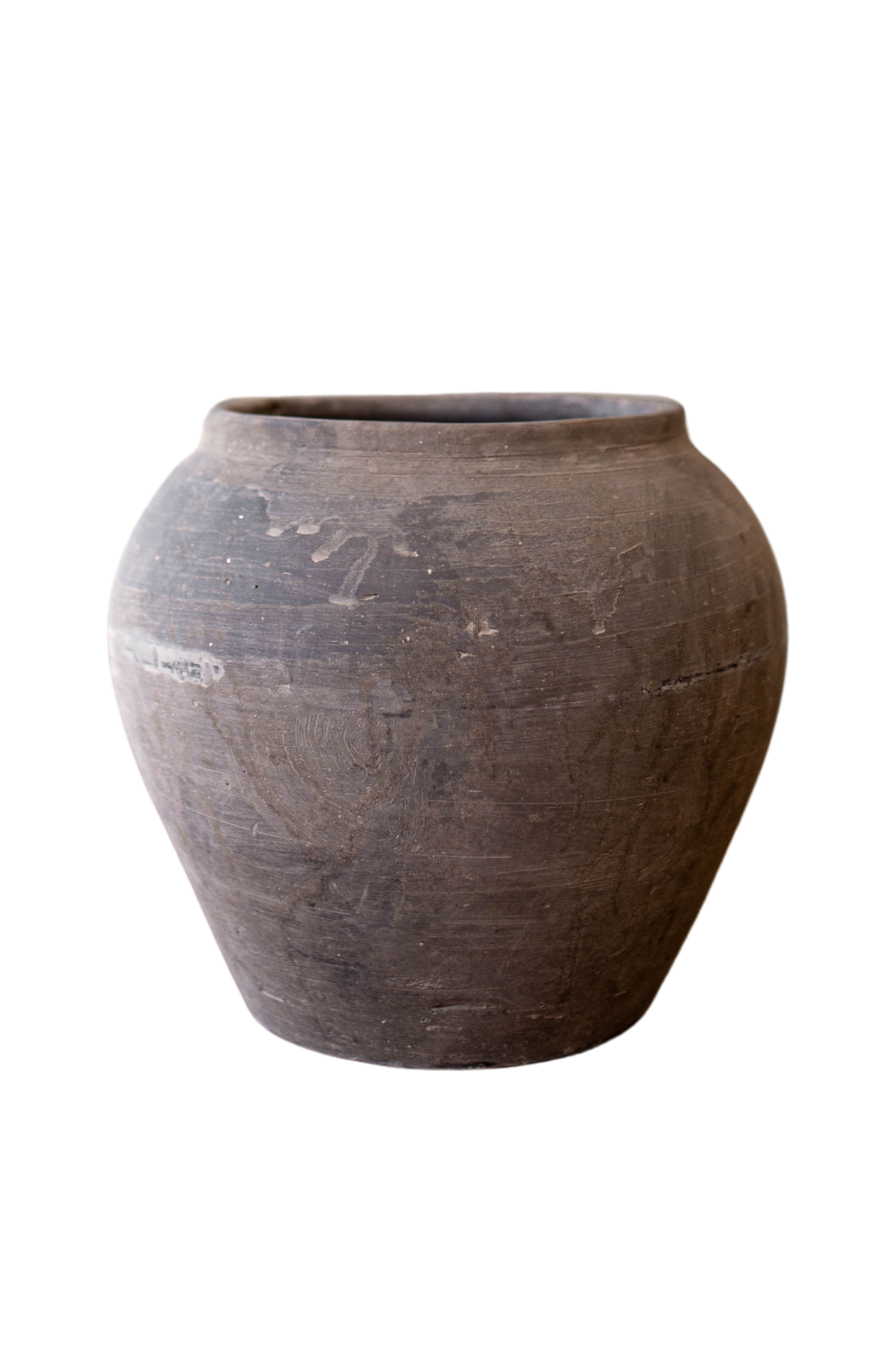 Atelier Black Vintage Olive Tree Pot Vase - Magnolia Lane co. Home + Garden + Gift