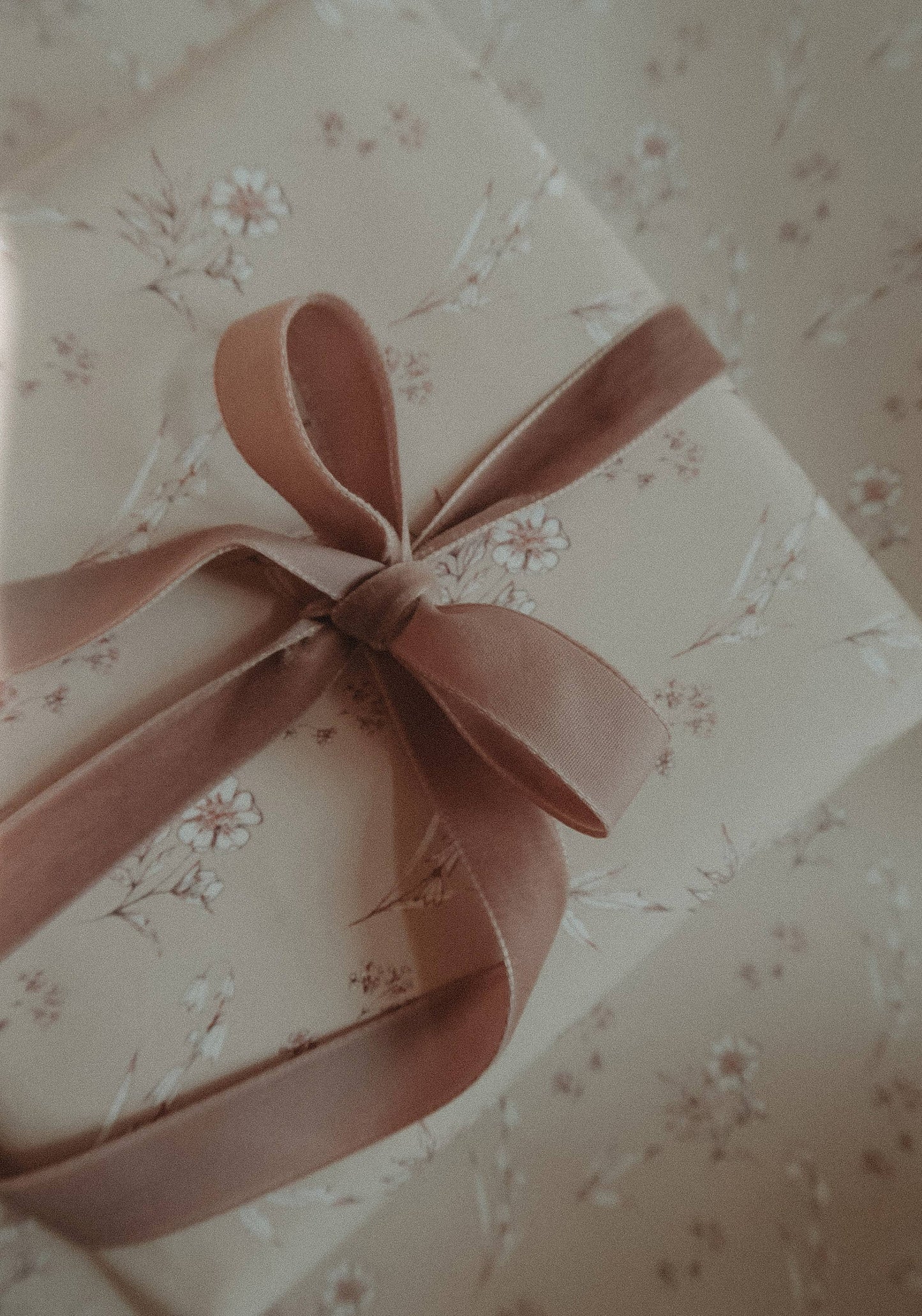 Velvet ribbon ROSE length 2,5m/width 16mm - Magnolia Lane co. Home + Garden + Gift