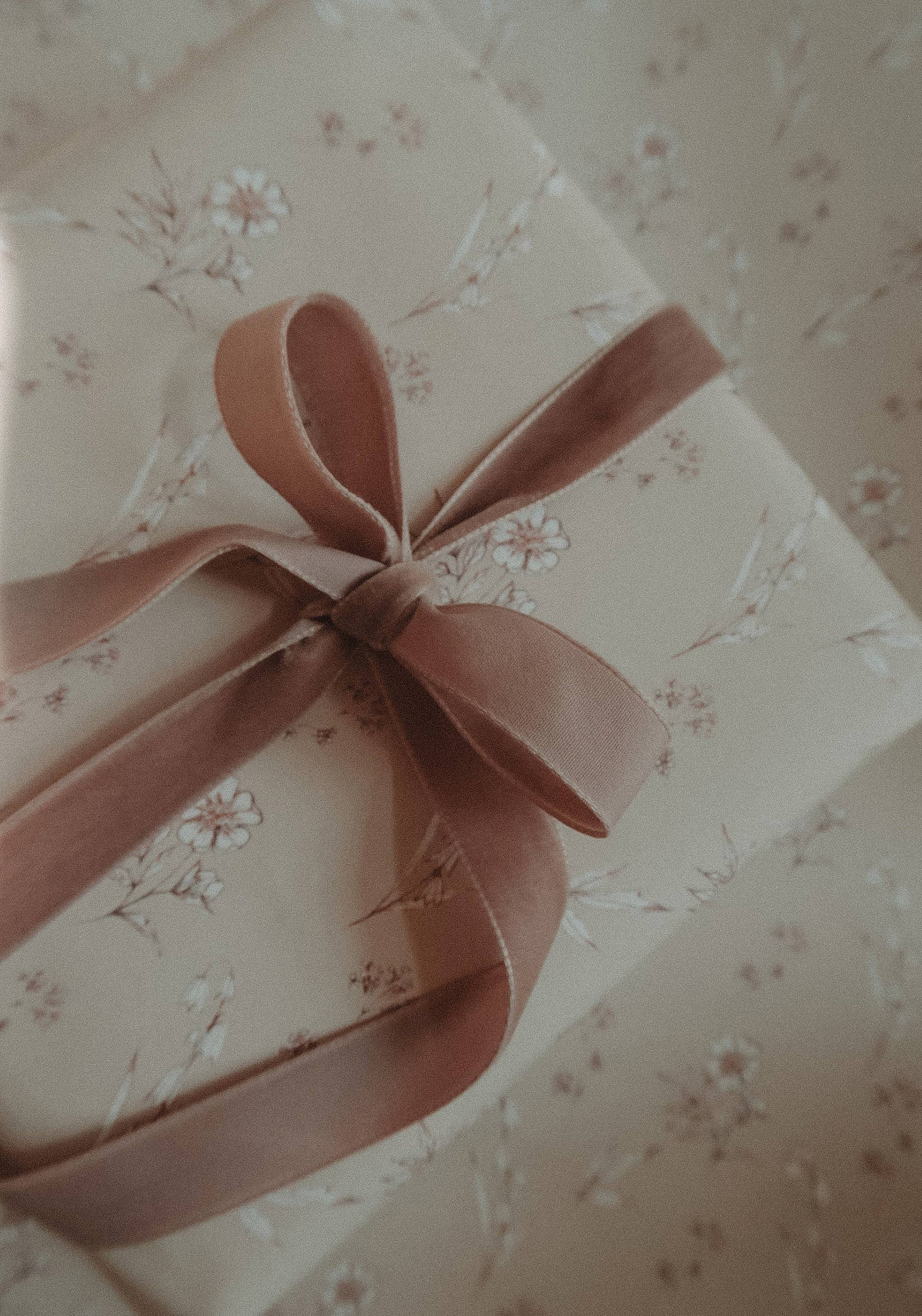 Velvet ribbon ROSE length 2,5m/width 16mm - Magnolia Lane co. Home + Garden + Gift
