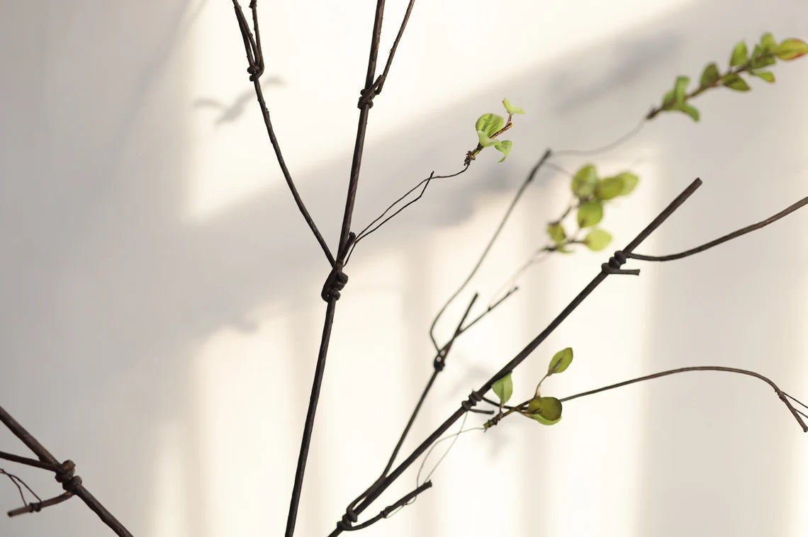 39" Fake Green Leaf Branches