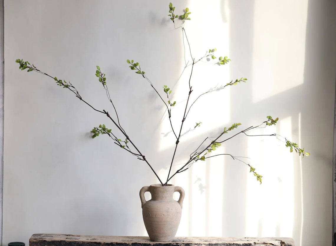 39" Fake Green Leaf Branches