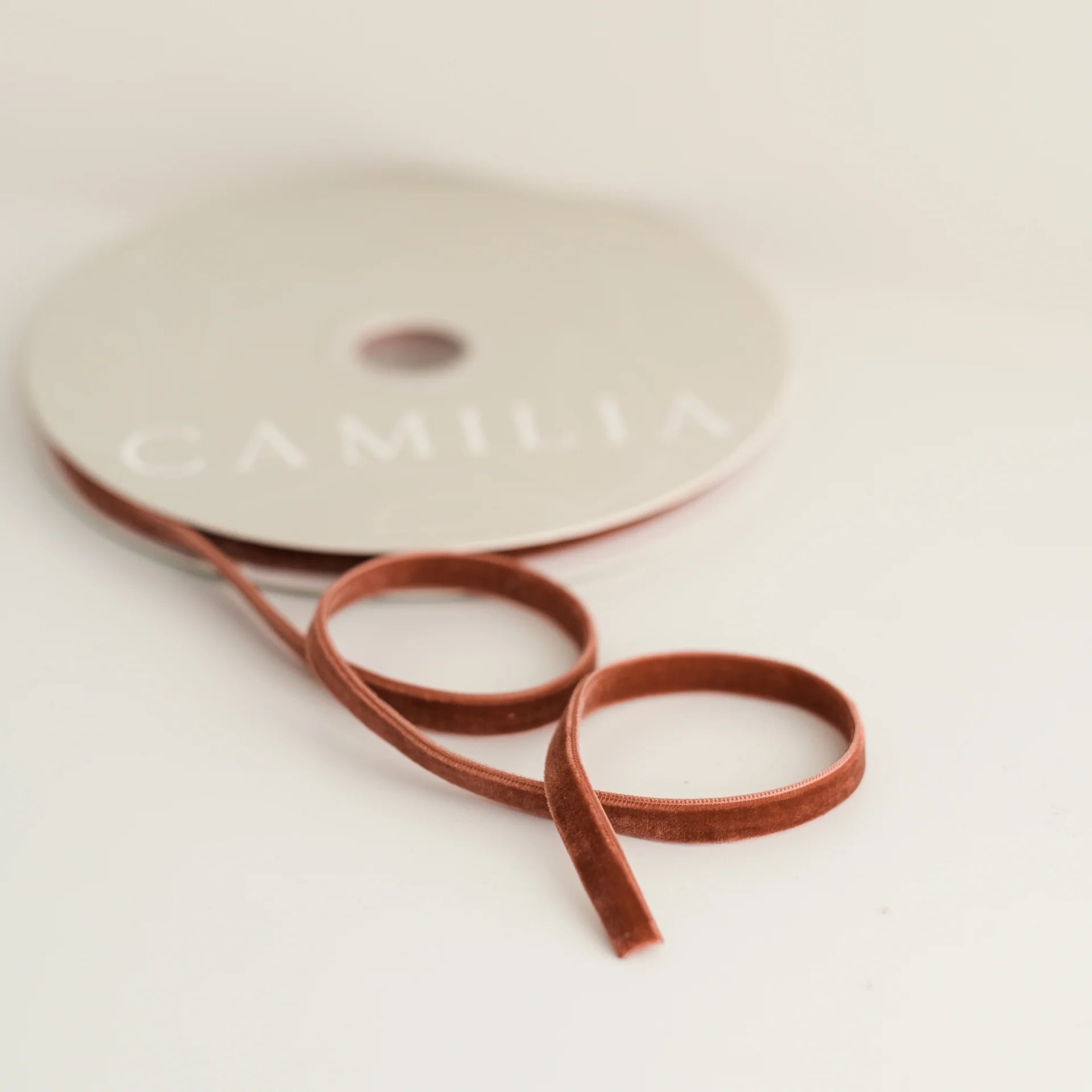 Double Sided Velvet Ribbon | 1cm X 10 Yards - Magnolia Lane co. Home + Garden + Gift